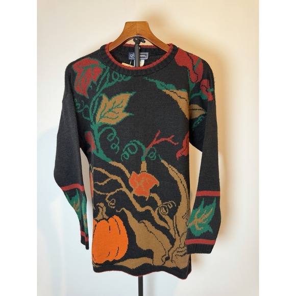 JJ Browne Sweaters - NWT Vtg JJ Browne Sweater Women's Large Halloween Fall Pumpkin Made In USA